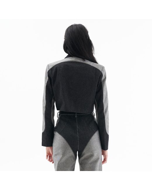Belkys Studio Black Vesper Denim Breasted Jacket