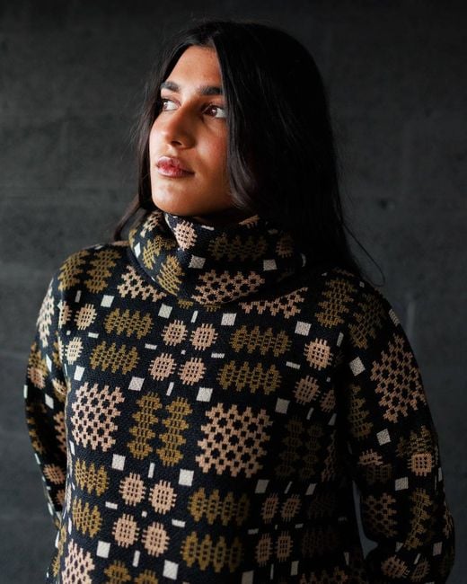 Mabli Black Carthen Merino Pullover