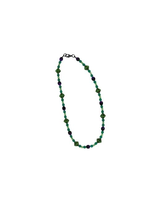 Vicki Sarge Black Halloween Party Crystal Necklace