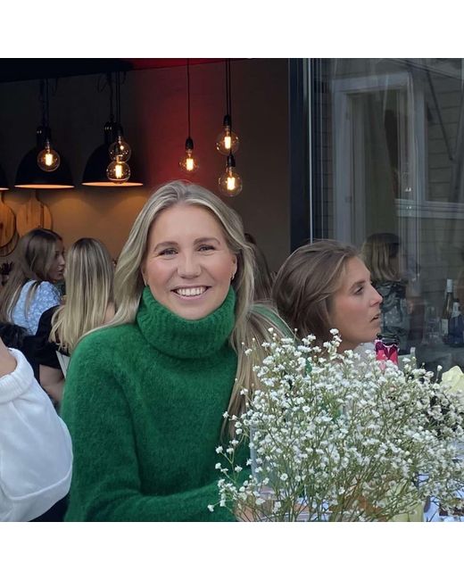 tirillm Green Ma Mohair Sweater With Great Details