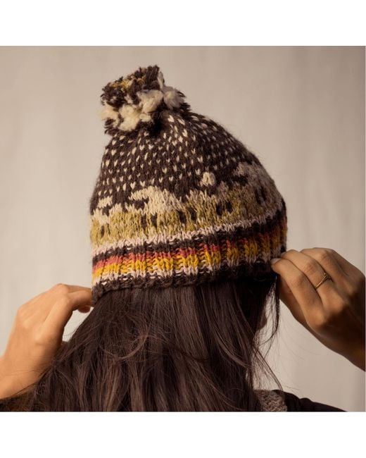 Charkha & Loom Brown Sheepish Beanie