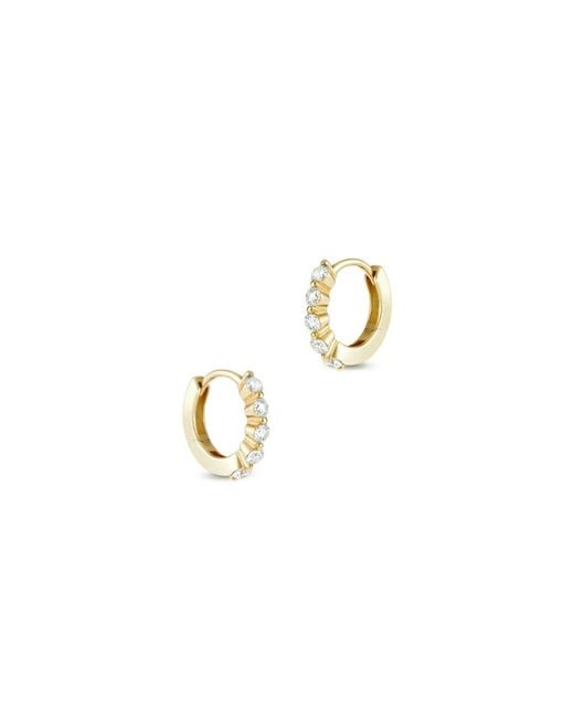 Dinny Hall Metallic Shuga Mini Lab-Grown Diamond Huggie Hoops