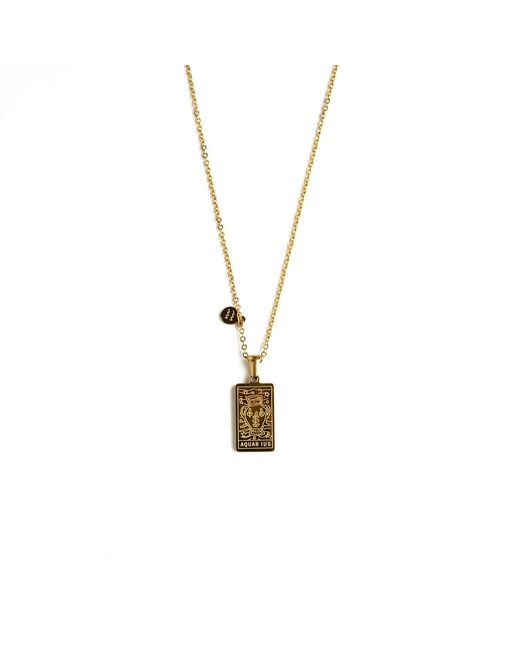 Superdivajewellery Metallic Aquarius Pendant Necklace