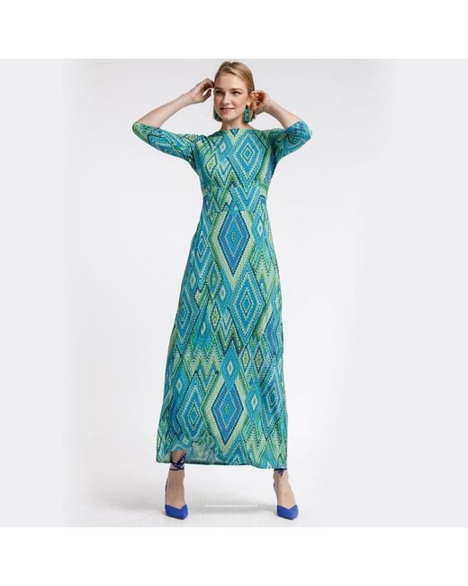 Beatrice von Tresckow Green Haze Lola Maxi Dress