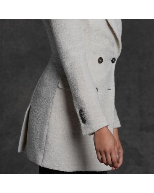 Vulto White Alpaca Silk Jacket