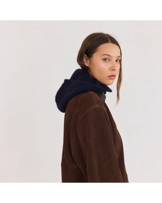 Arctic Fox & Co. Blue The Alpaca Zip Balaclava