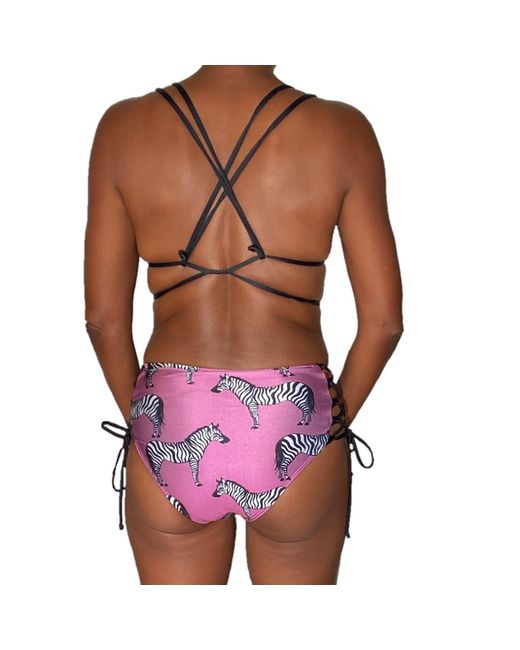 Brasini Swimwear Pink Bruna Convertible Bikini Top