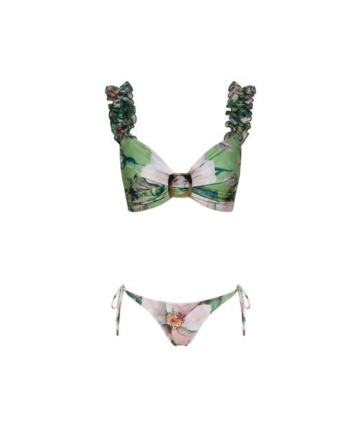 Nur Karaata Green Golden Breeze Bikini