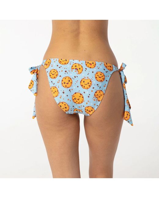 Aloha From Deer Blue Cookies Bikini Bows Bottom