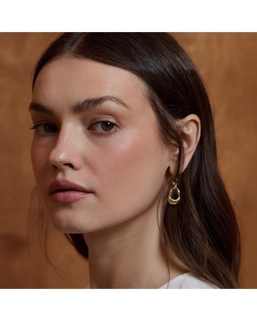A Weathered Penny Metallic Neve Hoops