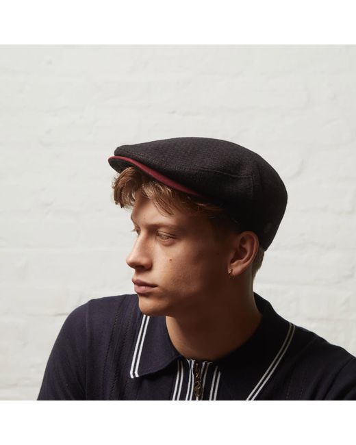 Dasmarca Hats Black Tailor Ukranian Tweed Wool Cap For for men