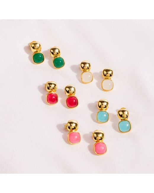 Lila Rasa Pink Glossy & Blushing Stud