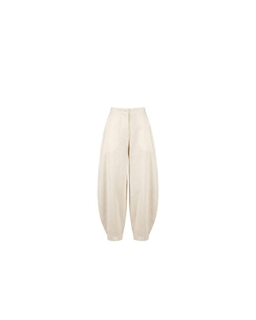 Collected Xx Natural Neelum Barrel Fit Pants