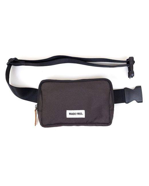 Made Free Black Hip Pack Aw Charcoal for men