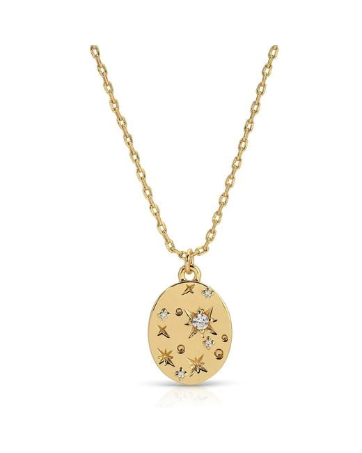 Leeada Jewelry Metallic Stevie Long Pendant Necklace