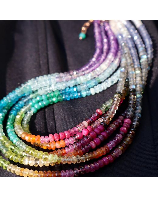 Mineralgems•Studio Multicolor Choker With Precious Gemstones