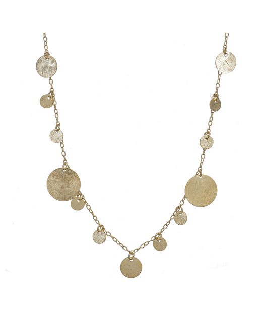 Marcia Moran Metallic Medina Short Coin Necklace