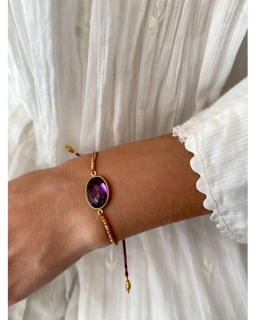 Opium Jewels Pink Amethyst Chakra Bracelet