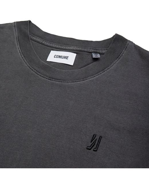 Comune Black Ryder Oversized Tee for men