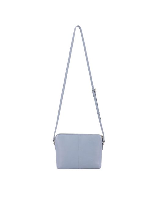 Paul Costelloe Blue Lenya Leather Crossbody Bag