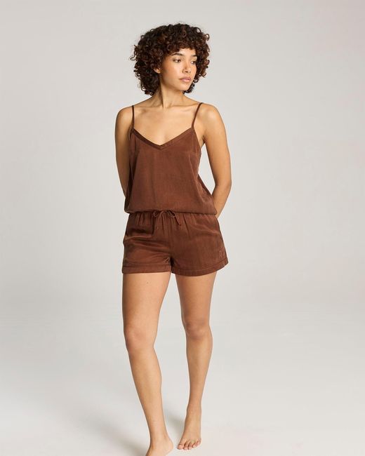 Nudea Brown Eco-Luxe Drawstring Boxer