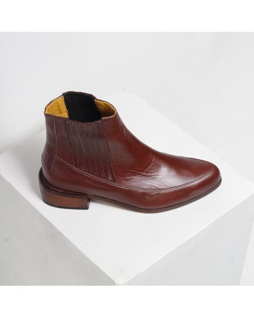 Mafalda Purple Cordelia Nutella Ankle Boots