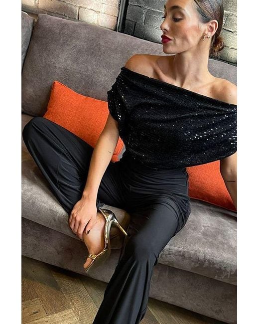 Atom Label Black Carbon Jumpsuit