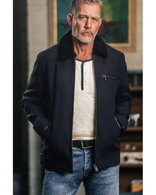 &SONS Trading Co Blue Boston Jacket for men