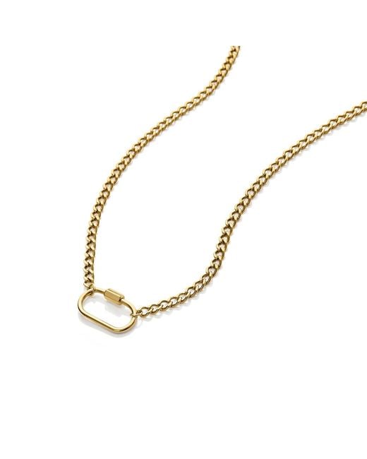 Bermuda Watch Company Metallic Maivelle Lexi Carabiner Chain Necklace