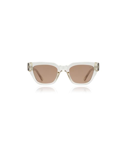A.Kjærbede Natural Kaws Sunglasses Ecru Transparent