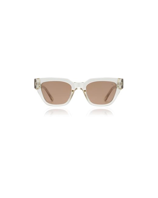 A.Kjærbede Natural Kaws Sunglasses Ecru Transparent