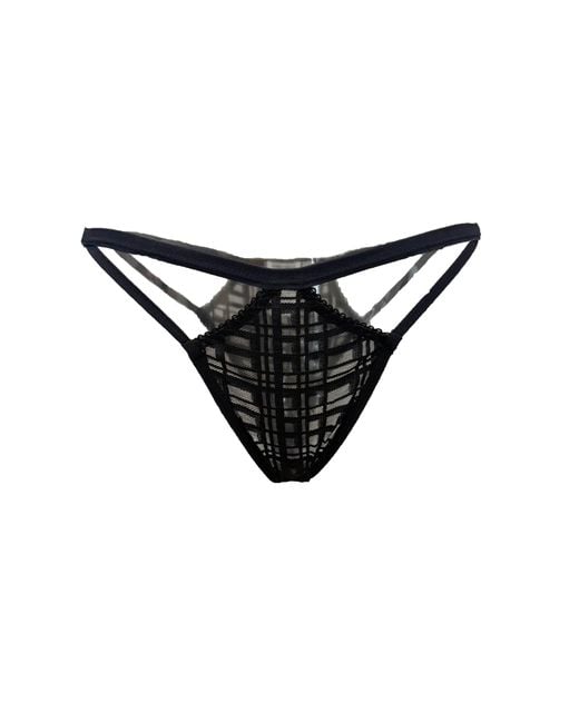 Carol Coelho Black Inca Trail Strappy Tanga