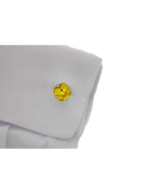 Vicki Sarge Metallic The Stud Cufflink for men