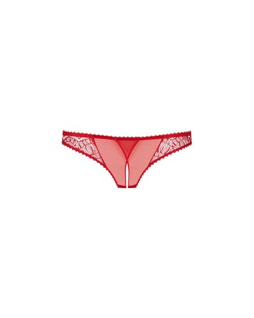 Maison Close Pink Openable Thong - Accroche Coeur - | Medium |