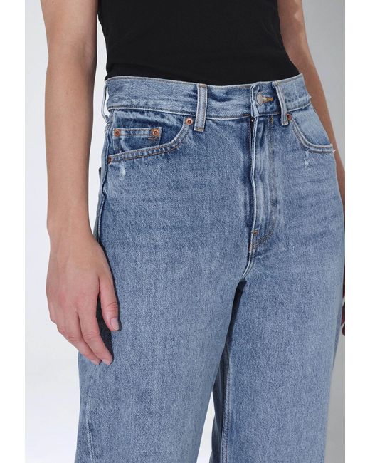 Dr. Denim Blue Echo High Straight