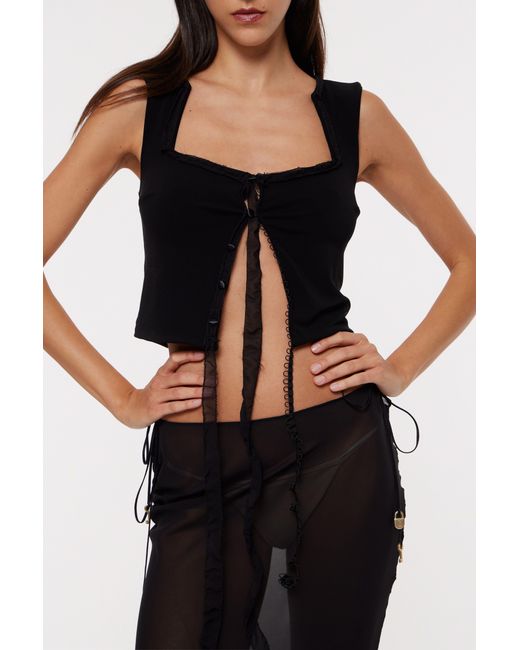 Bianca Resortwear Black Faye Top