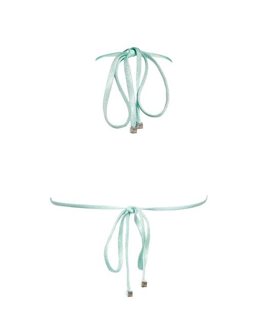 Enez Swim Green Nova Triangle Bikini Top
