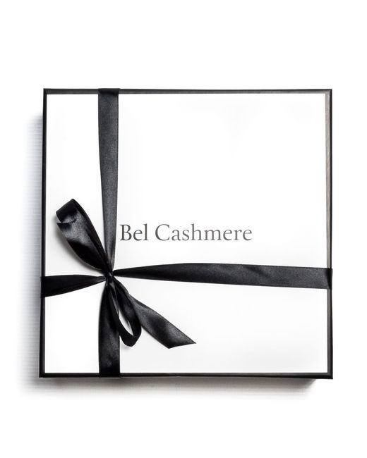 Bel Cashmere Natural Neutrals Cable Cashmere Hat With Pon Pon