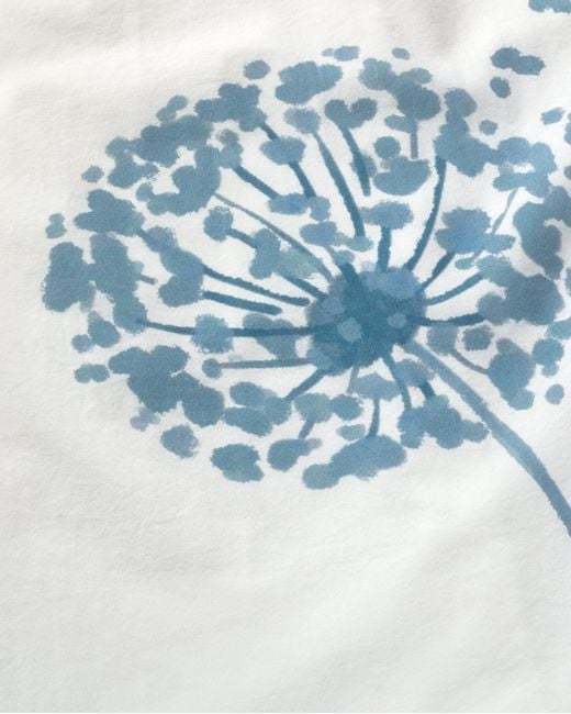 Thinking Mu White Dandelion Odie Oversize Shirt