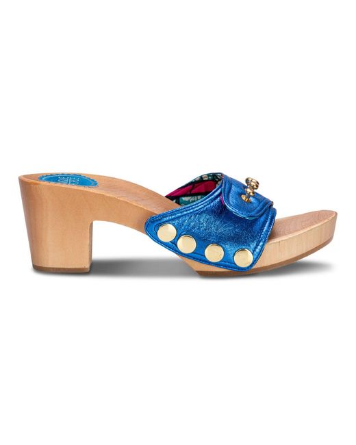 Nique Forde Blue Cobalt Georgie Sandals
