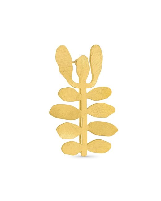 Joidart Metallic Golden Brooch Silvela
