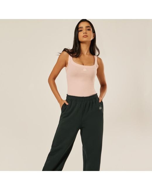Be Athletica Green Varsity Athletica Sweatpants