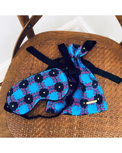 Emma Wallace Blue Aila Eyemask