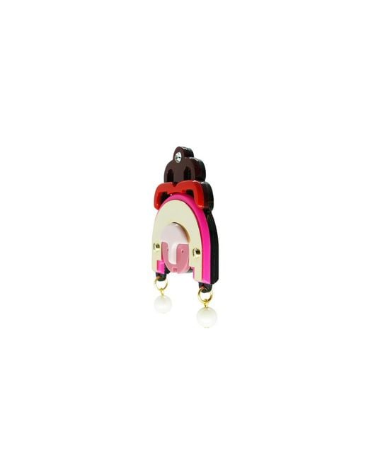 Gissa Bicalho Multicolor Acrylic Handmade Brooch Ixchel