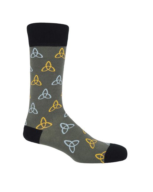 Peper Harow - Made in England Blue Pine & Tri Socks Bundle for men