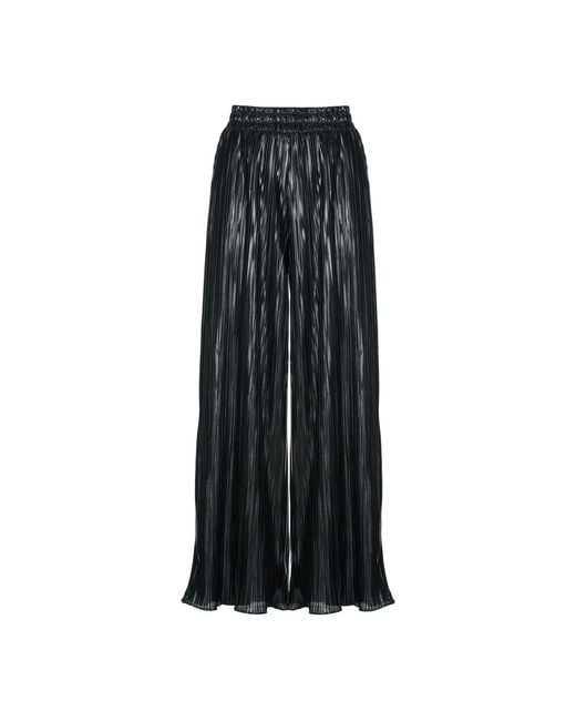 Vazaf Black Pleated Pants