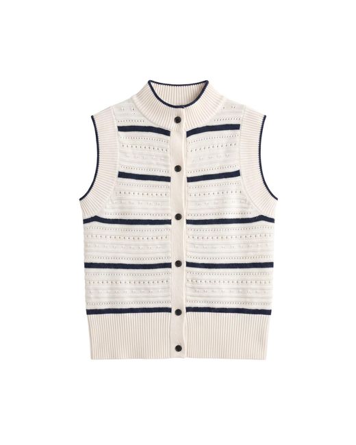 Brodie Cashmere Natural Textured Taylor Cashmere Tank