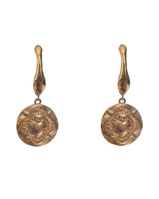 IN CAUDA VENENUM Metallic Messiah Earrings