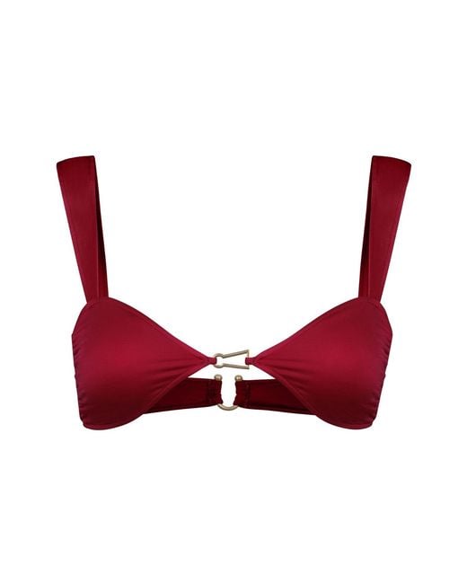 Bianca Resortwear Red Lola Bikini Top