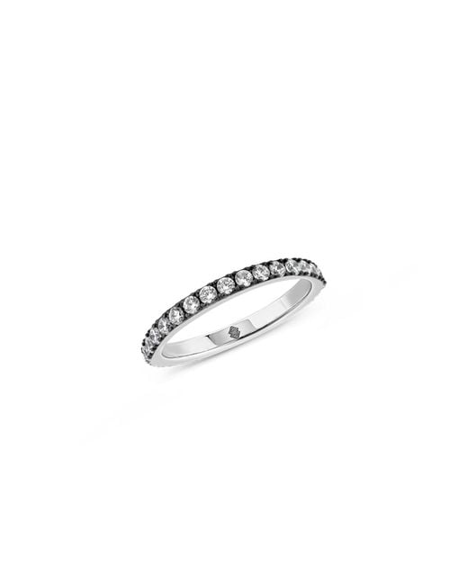 SALLY SKOUFIS White Complete Ring With Made Cz Diamond Stimulant